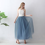 Prom Dress Tulle Skirt Womens Half-skirt
