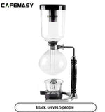Siphon Coffee Maker Tea Pot Vacuum Coffeemaker Glass Machine