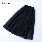 Prom Dress Tulle Skirt Womens Half-skirt