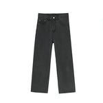 Korean-style Straight-leg Denim Pants For Men