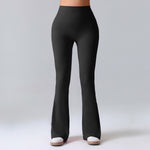 Women's Summer Thin Yoga Pants, Hip-Lifting Flared Fitness Pants, Quick-Dry Stretch Sports Pants, Slim-Fit Bootcut Trousers