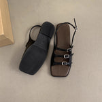 Seaside Travel Soft Flat Roman Sandals