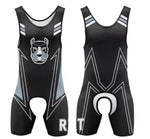 Sports Weightlifting Suit Muscle Bodysuit Wrestling Fitness Compression Wear