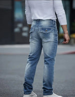 Shanxi Stretchy Slim Straight Pants