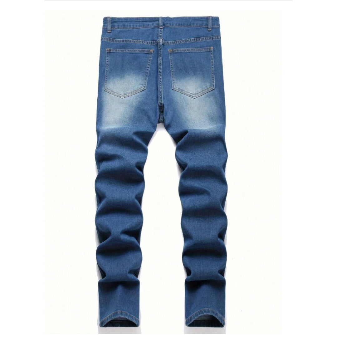 Slim-fit Stretch Straight-leg Pants