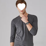 Mens Round-neck Modal Undershirt Top