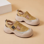 Summer New Arrival Thick-soled Hollowed-out Breathable Platform Sneakers
