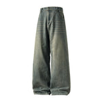 Retro-fit High-street Washed-and-distressed Jeans
