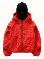 Double-hooded Cardigan Fleece Thermal Sweatshirt