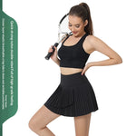 Running And Fitness Pleated Yoga Skirt Sun Protection