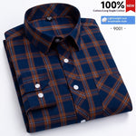Mens Plaid Shirt Fashionable Casual Shirt