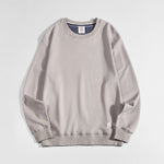 Mens Solid-color Casual Long-sleeve Hoodie