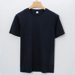Mens Double-Sided Liquid-Ammonia Mercerized Cotton T-Shirt