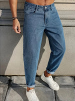 Shanxi Stretchy Slim Straight Pants