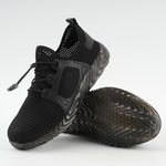 Flyknit Labor Protection Shoes Are Breathable And Lightweight Work Shoes