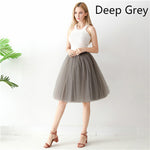 European And American High-waisted Mesh Skirt