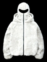 Double-hooded Cardigan Fleece Thermal Sweatshirt