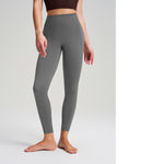 New Bare-Sense Hip-Lifting Yoga Pants For Women, Peach Butt Design With Pockets, High-Stretch Tight Fit, Seamless Quick-Dry Running & Yoga Leggings